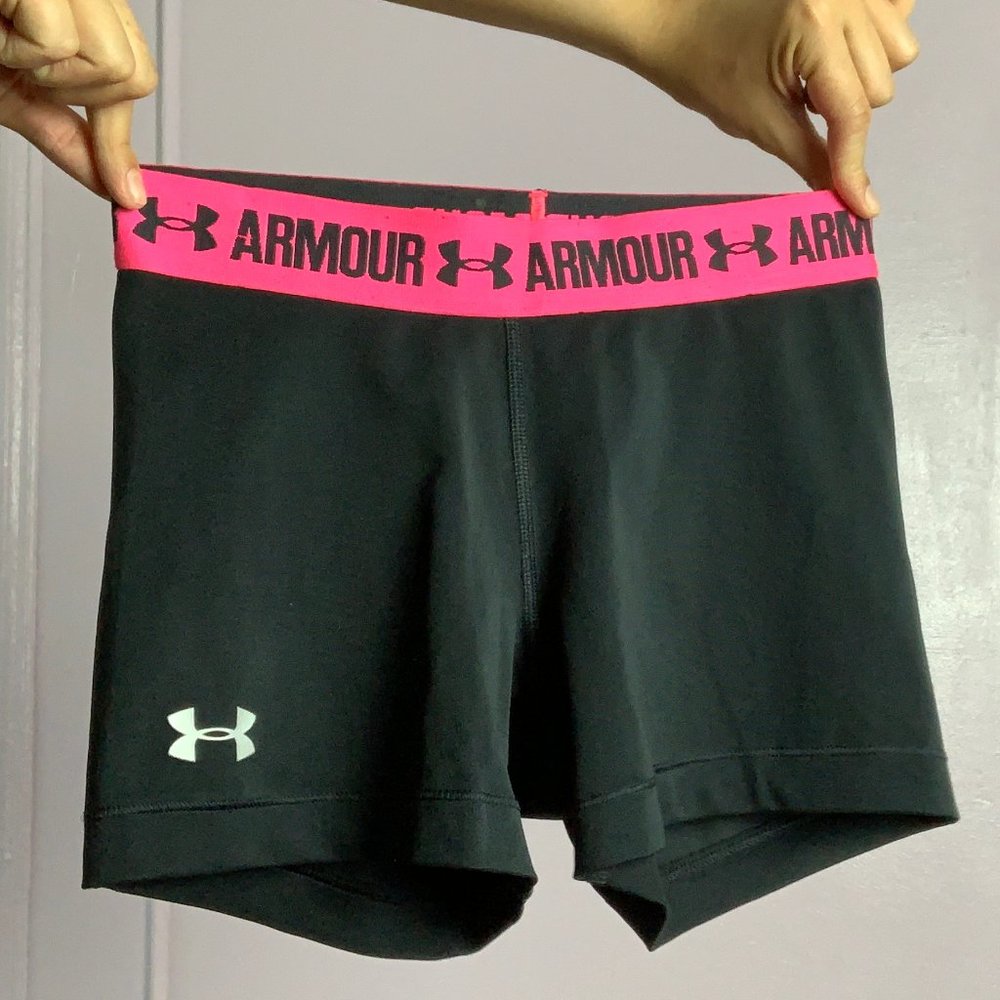 Under Armour Pink Waistband Spandex
